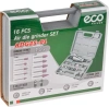 Пневмошлифмашина прямая ECO ADG25-01 с набором шарошек
