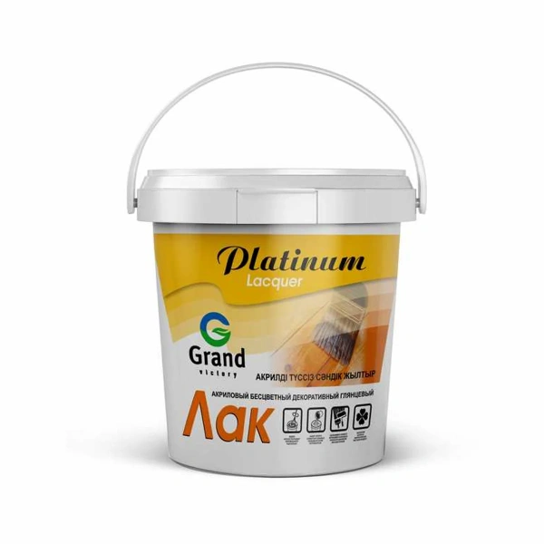 Лак акриловый б/ц "Platinum Lacquer" Матовый 10 кг
