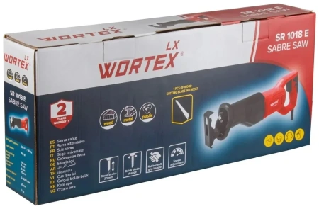 Пила сабельная WORTEX LX SR 1018 E в кор. +1 пильное полотно, 710 Вт, дер. 115 мм, ход 20 мм, рег.об