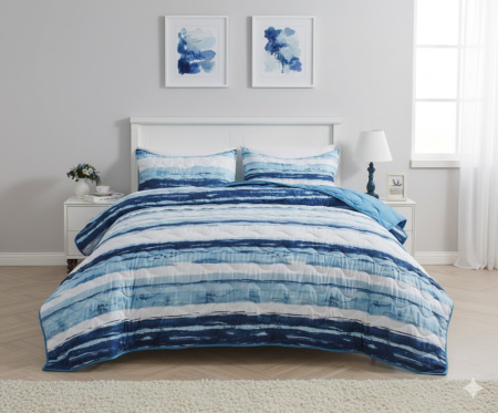 Комплект спальный DH покрывало 220х220 см + 2 наволочки Штиль HFB-10