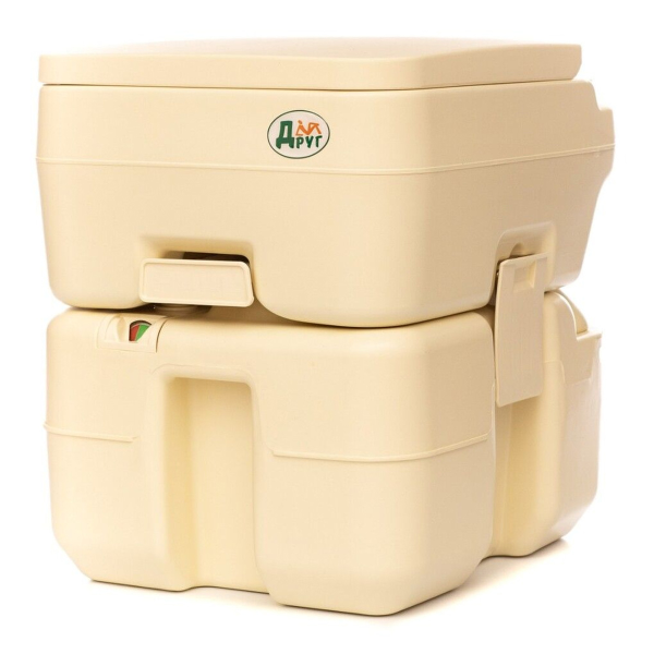 Биотуалет портативный Друг Большой +, нагрузка до 150 кг., 42х37х43,5 см