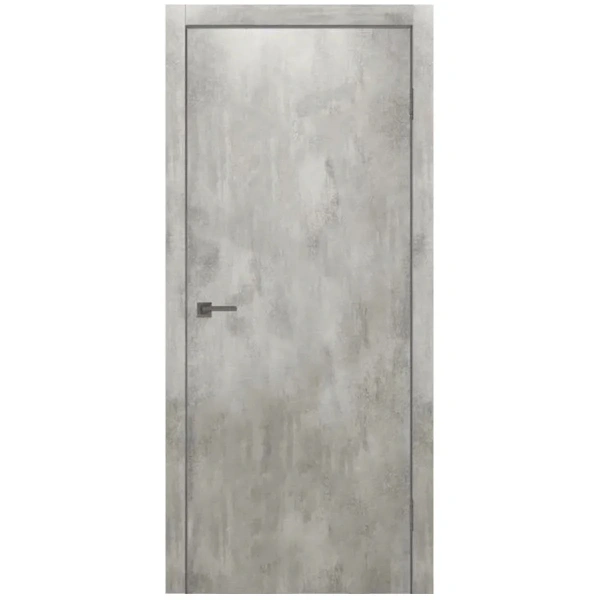 Дверное полотно глухое "Гладкая" Бетон 900мм