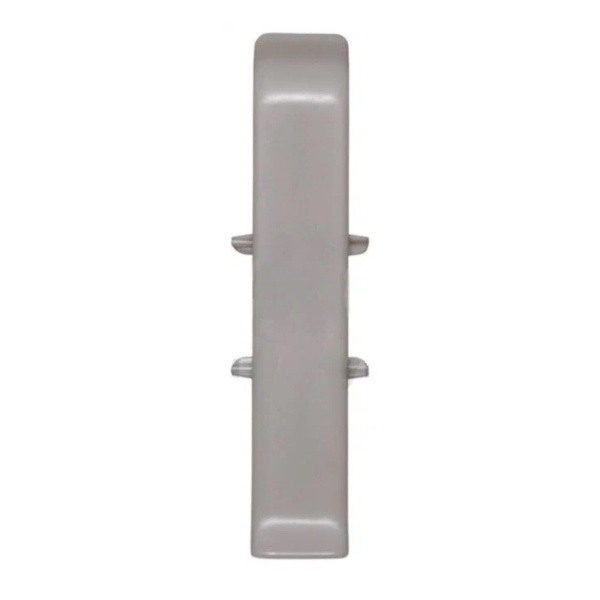 Соединитель для плинтуса 70мм "Деконика", 002 Светло-серый