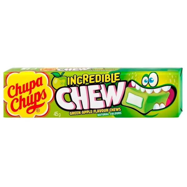 Chupa Chups Конфета жевательная Incredible Chew Яблоко 47гр