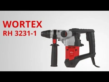 Перфоратор WORTEX RH 3231-1 в чем. + (2 зубила, 3 сверла)