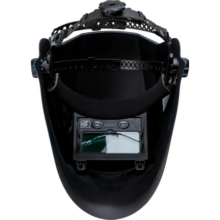 Щиток сварщика с самозатемняющимся светофильтром Solaris ASF520S (голубой глянец), арт.ASF520S.PBL