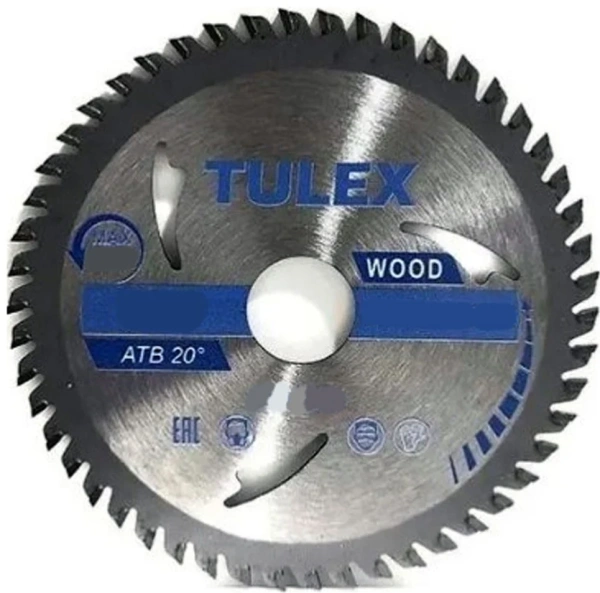 Диск пильный TULEX 8015185-48, ЧИСТЫЙ РЕЗ, по дереву, 185х20мм, 48Т