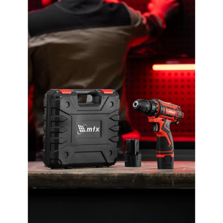 Дрель-шуруповерт аккумуляторная CDS-12, Li-Ion, 12 В// MTX