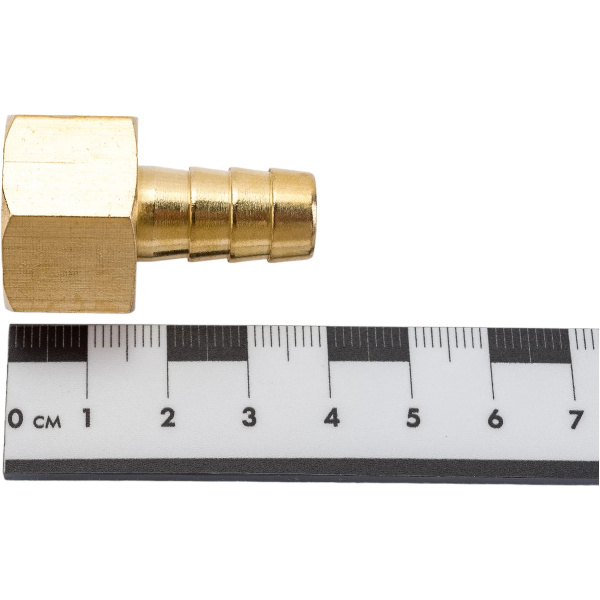 Соединение внутр. резьба 1/2" х елочка 12 мм (латунь) ECO