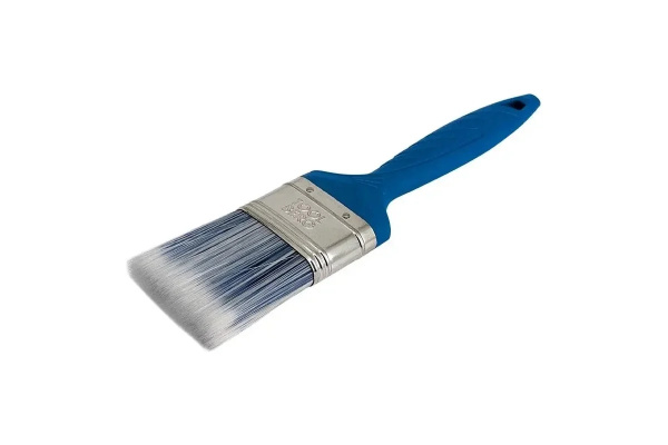 Кисть плоская "Лазурит-Эксперт", искусственная щетина, пласт. рук., 38мм 0112422
