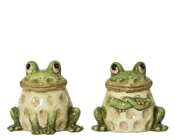 Статуэтка Kaemingk Лягушка 6х8х7,5 см 2 вида в ассортименте 835309