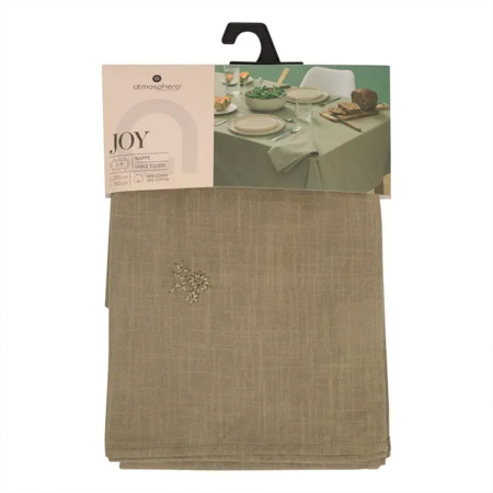 Скатерть Atmosphera Joy 150х250 см хаки 215430C