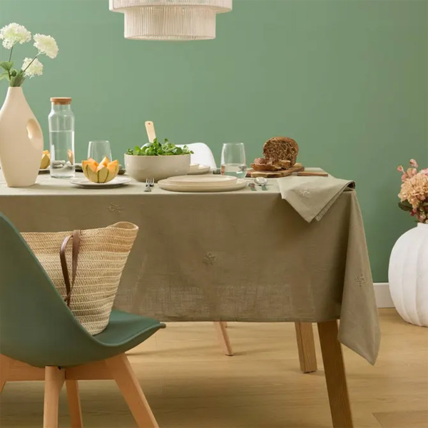 Скатерть Atmosphera Joy 150х250 см хаки 215430C