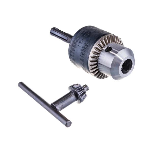 Патрон для дрели ключевой 1,5–13 мм – 1/2", адаптер SDS PLUS// Сибртех