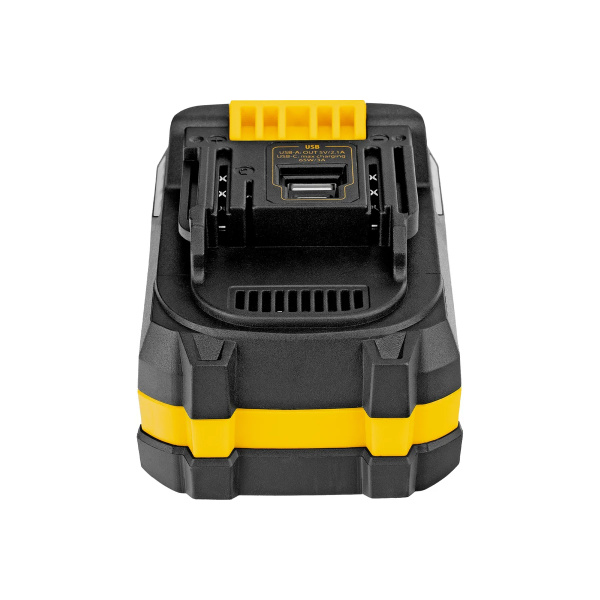 Батарея аккумуляторная BH-20-6.0, Li-Ion, USB, 20 В, 6,0 Ач// Denzel