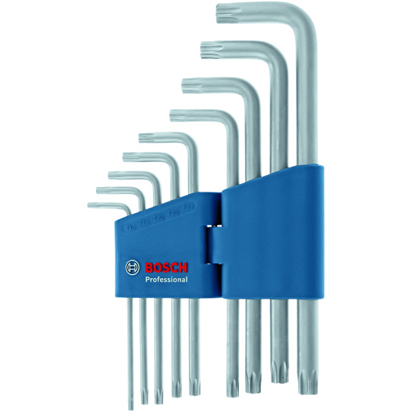 Набор ключей Torx 9 шт. 10-50 мм BOSCH 1600A01TH4