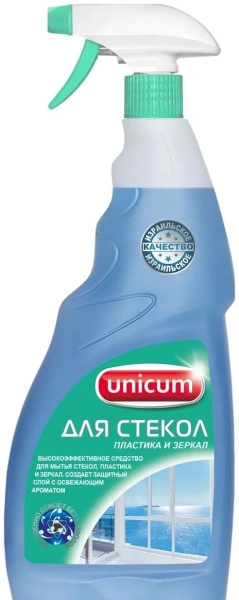 Средство чистящее UNICUM для мытья стекол, 500 мл