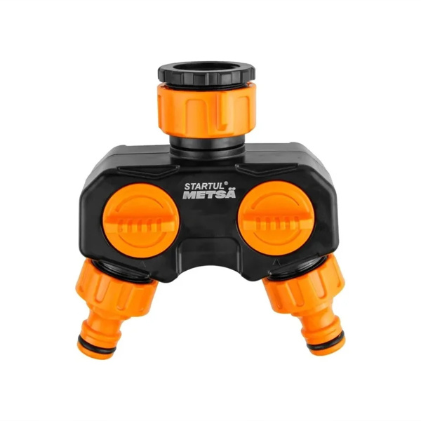 Разветвитель для шланга 2-канальный 3/4" и 1" STARTUL METSA (ST6013-15)