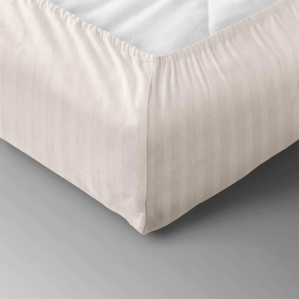 Простыня Verossa Stripe 180х215см Antique White 925728