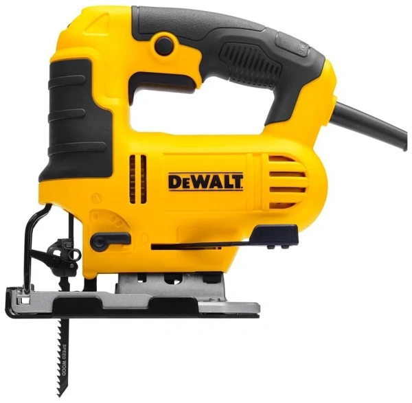 Лобзик 650 Вт, бесключевая смена пилки DeWalt, DWE349