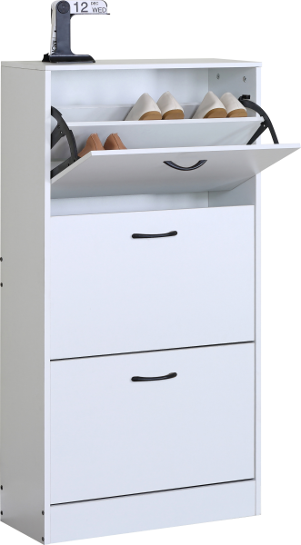 Обувница 3 секции GDX 60х24х116 см белый CN