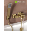 Смеситель в/д GROSS AQUA 2510880GB Грани (Edge), кор. нос