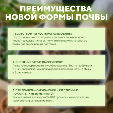 Почвобрикет БиоМастер Цветочный сад, 10л