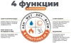 Пылесос строительный Daewoo DAVC 6030S, 3200W, объем бака 60 л, разрежение 300 мбар, производительно
