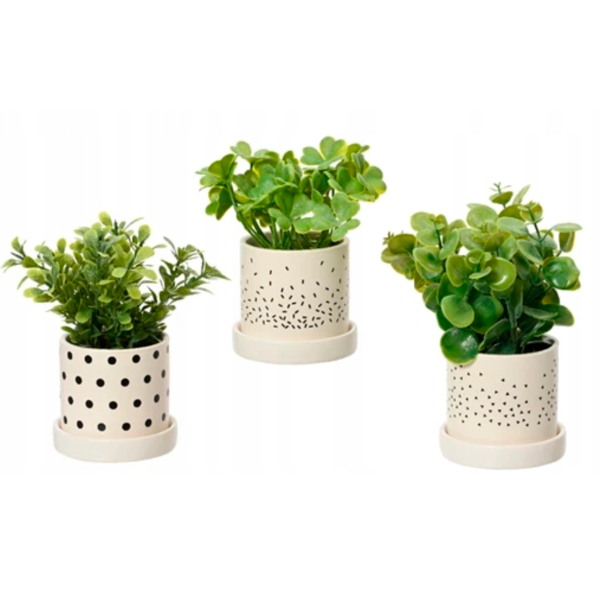 Растение искусственное в горшке Flowershop 3 вида в ассортименте 808567 Kmg