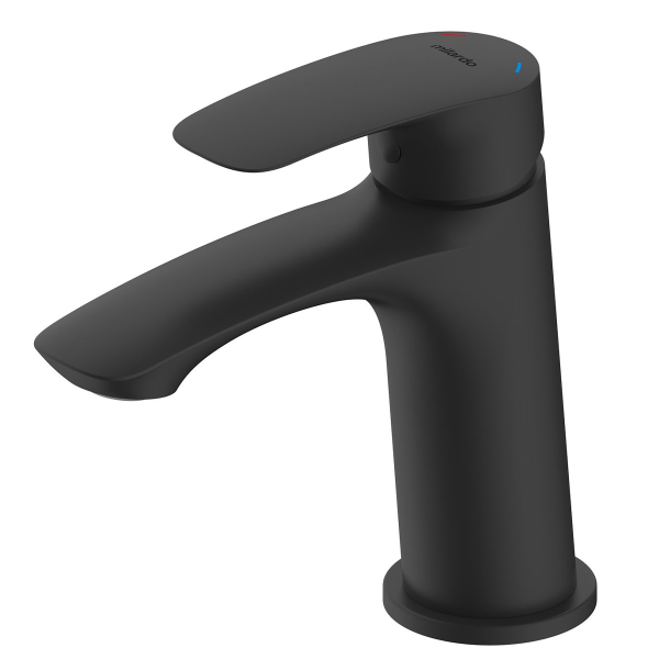 Смеситель д/р Milardo Rora RORBL00M01 черный матовый