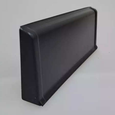 Плинтус напольный с кабель-каналами 85мм 2,2м "Деконика", 007 Черный