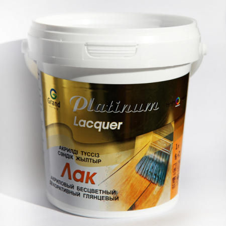 Лак акриловый б/ц "Platinum Lacquer"глянц.10 кг