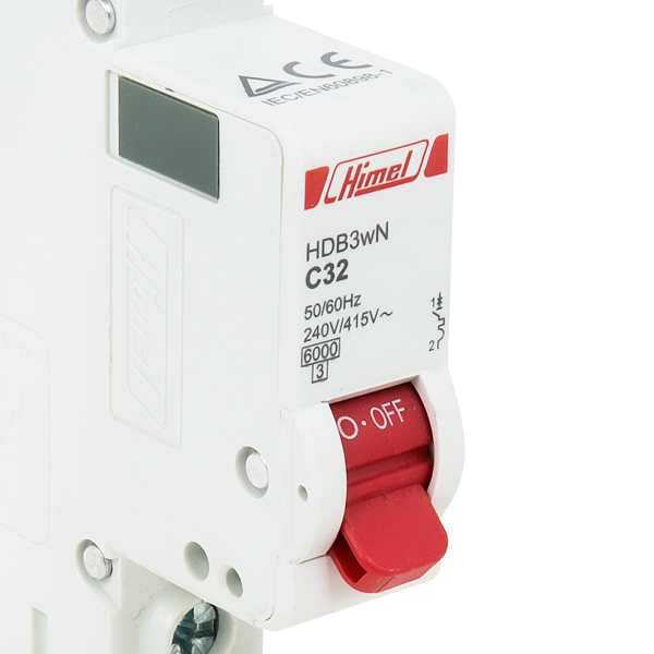 Авт выкл DZ47s 6kA 1p C 32A HIMEL 1C32
