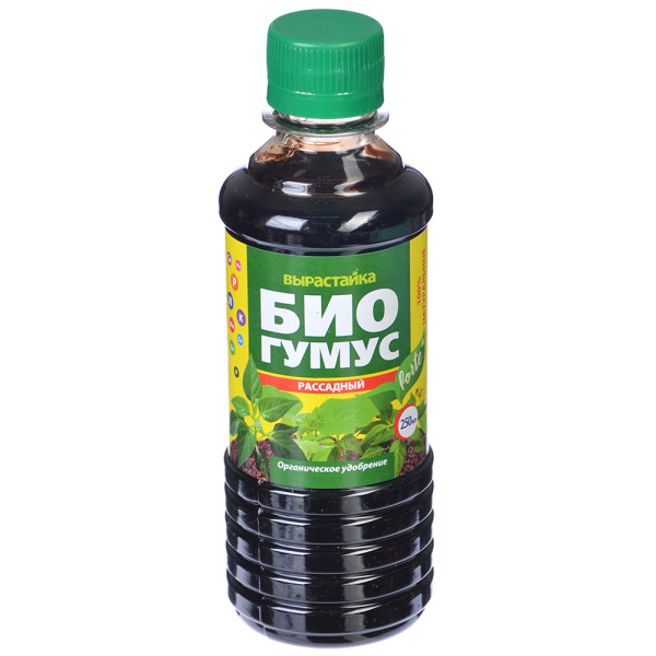 Удобрение жидкое Вырастайка Биогумус, для рассады, 0,25л