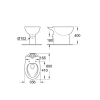 Унитаз напольный безободковый Grohe 39349000 Bau Ceramic