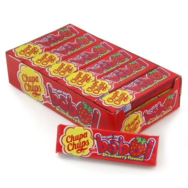 Жевательная резинка Chupa Chups Клубника 21г