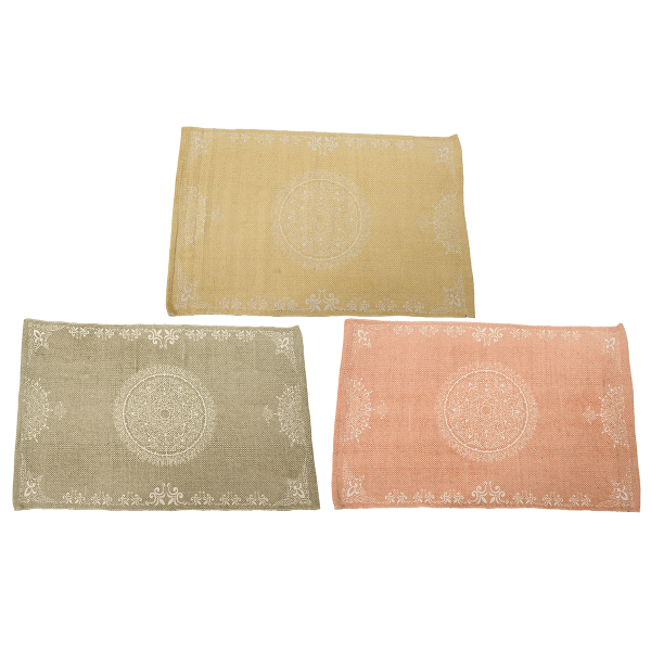 Коврик декоративный Kaemingk 60х90 см хлопок 3цв. в ассорт. 832879