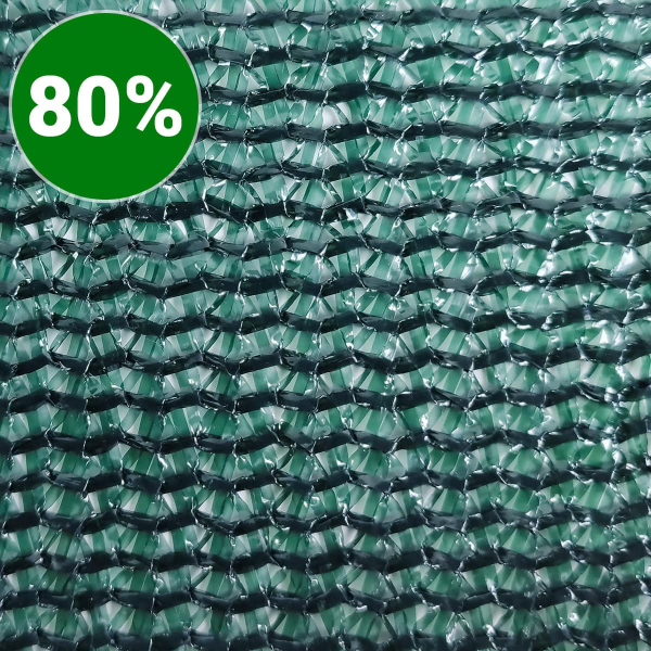 Сетка затеняющая 80% затенения, ширина 6 м. в руллоне 50 п/м