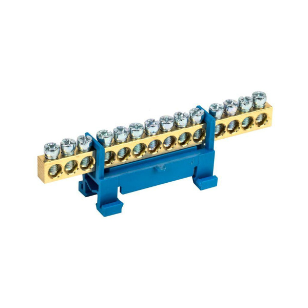 Шина нулевая на DIN-изол тип "Стойка" ШНИ-6х9-14-С-С ИЭК YNN10-69-14P-K07