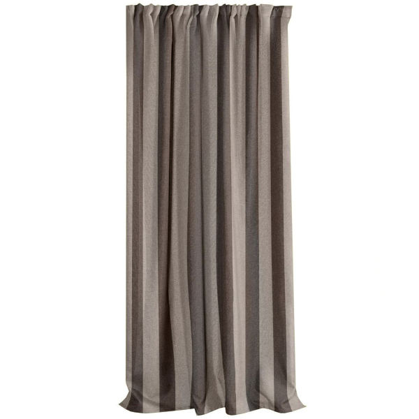 Штора портьерная Волшебная Ночь 165х270 см зебра-капучино рогожка 777125