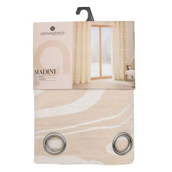 Штора портьерная Atmosphera MADINI 140х260 см