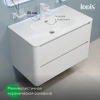 Тумба IDDIS с умывальником, подвесная, 80 см, белая, Edifice, IDDIS, EDI80W0i95K