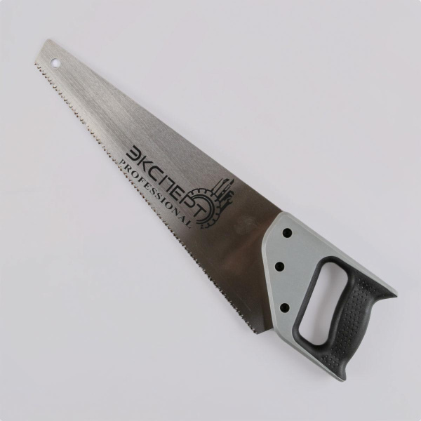 Ножовка по дереву "ЭКСПЕРТ" 57105-40, 2-комп. пластиковая ручка, 3D-заточка, закал. зуб, 5 TPI, 400м