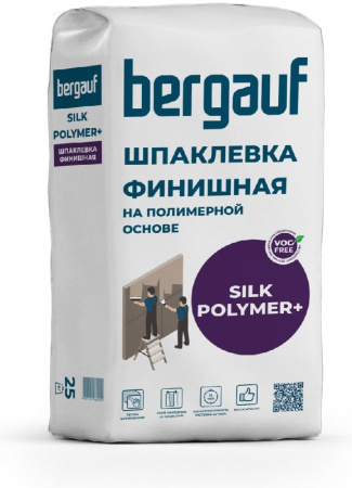 Bergauf Шпаклевка Финишная полимерная Silk Polymer +, 25кг