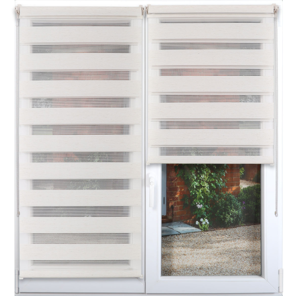 Штора рулонная день-ночь 120х180 см печатный бежевый 3510120180600