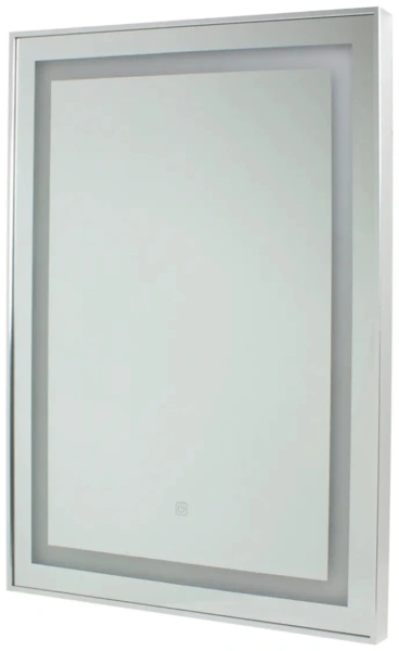 Зеркало T003-2, 80*60cm (Серебряная  рамка)
