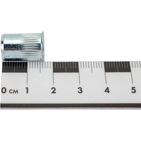 Заклепка резьбовая М8 уменьшенный бортик, белый цинк (10 шт в зип-локе) STARFIX, арт.SMZ1-06860-10