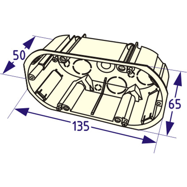 KSC 11-108 Коробка для г/к 65*135*50