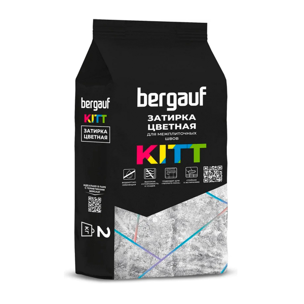 Bergauf Затирка для швов Kitt белая, 2кг
