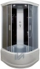 Душевая кабина IVA SC100CTG 1000*1000*2150 высокий серый поддон, тонированное стекло